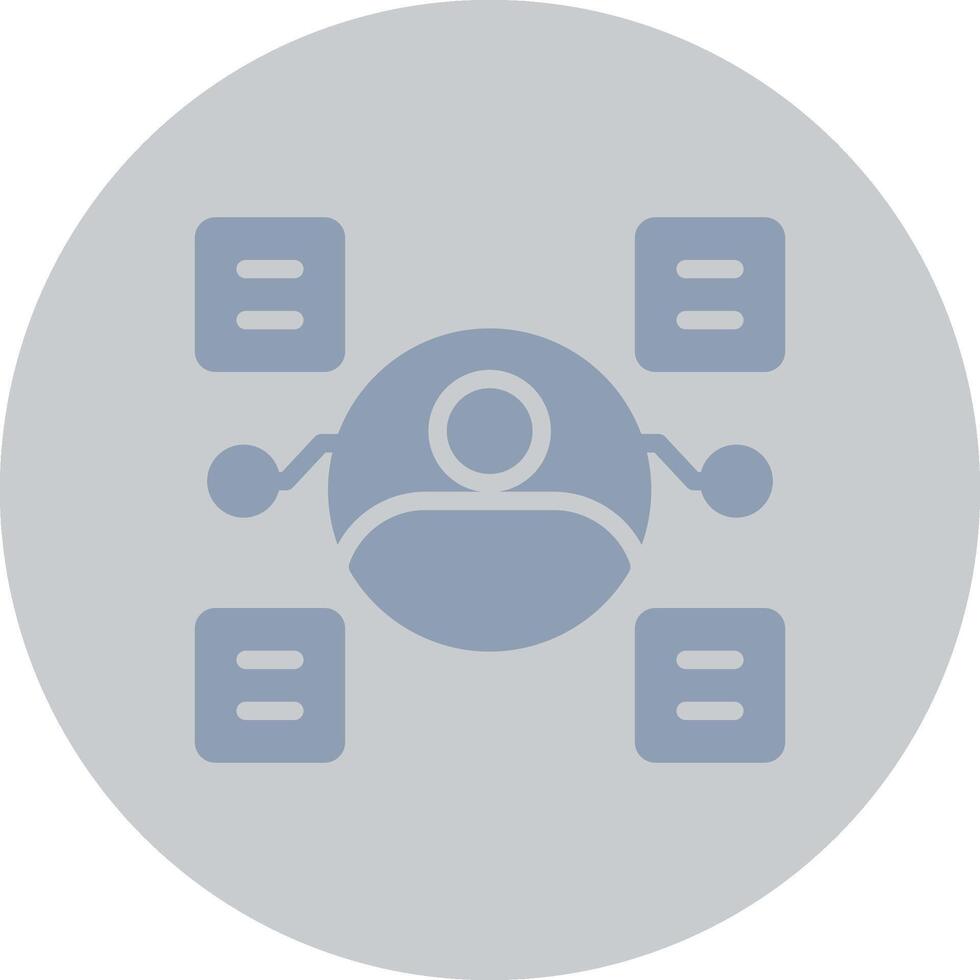 User Predictions Creative Icon Design vector