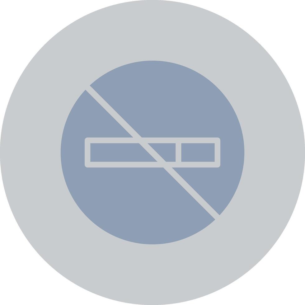 No Smoke Creative Icon Design vector