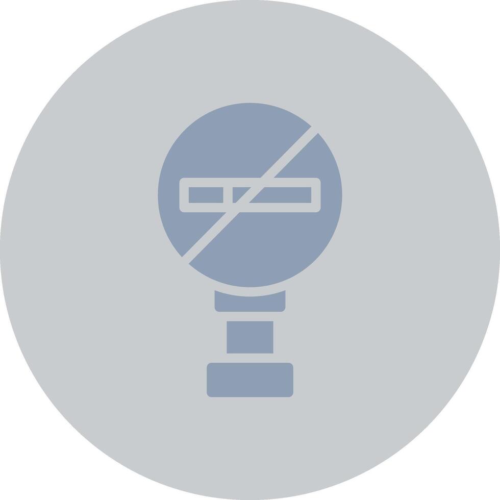 No Smoking Creative Icon Design vector