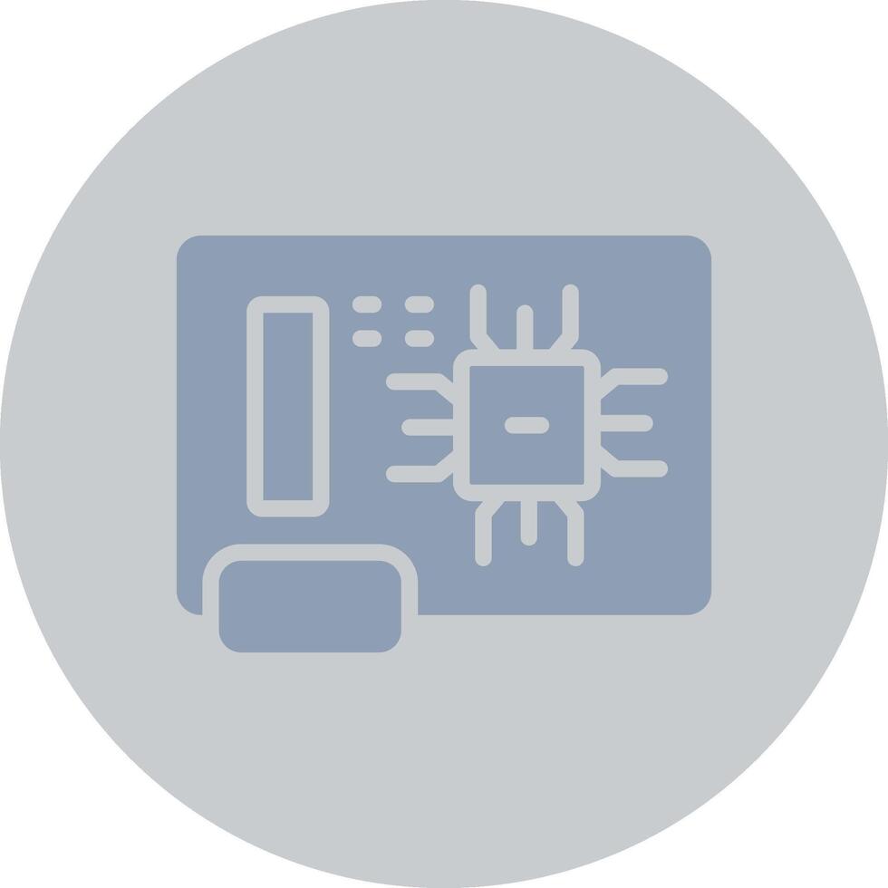 Circuit Board Creative Icon Design vector