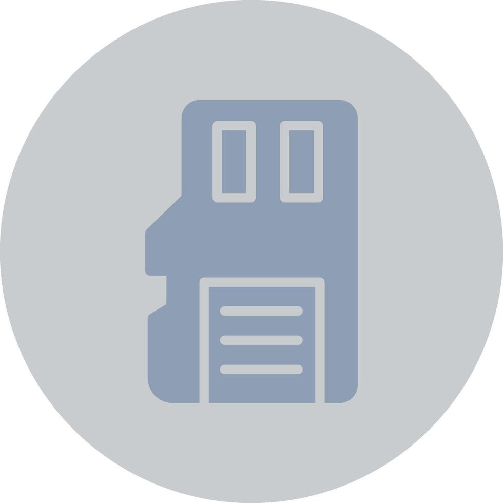 Sd Card Creative Icon Design vector