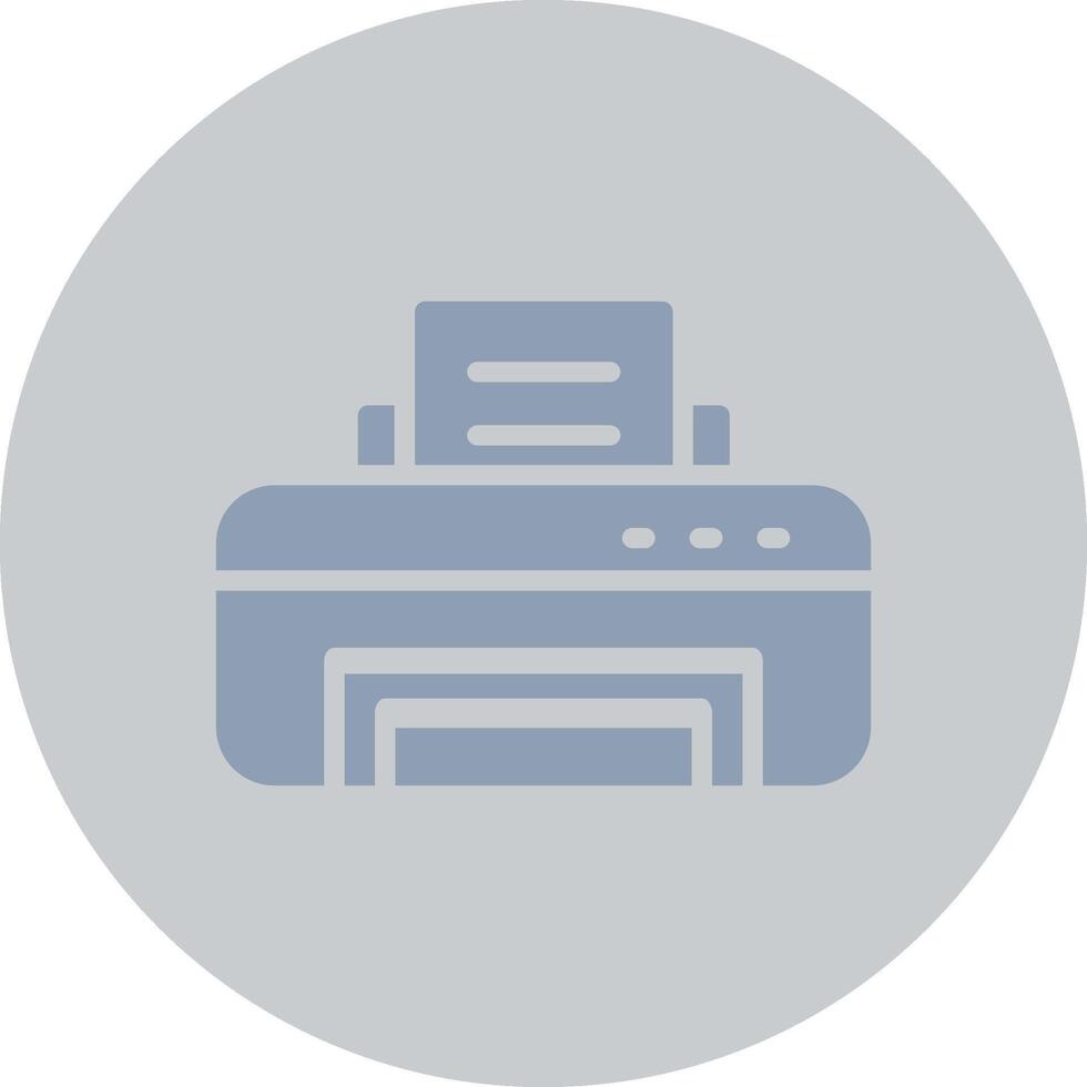 Printer Creative Icon Design vector