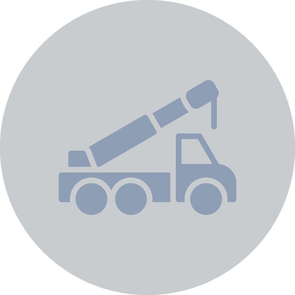 Crane Truck Creative Icon Design vector