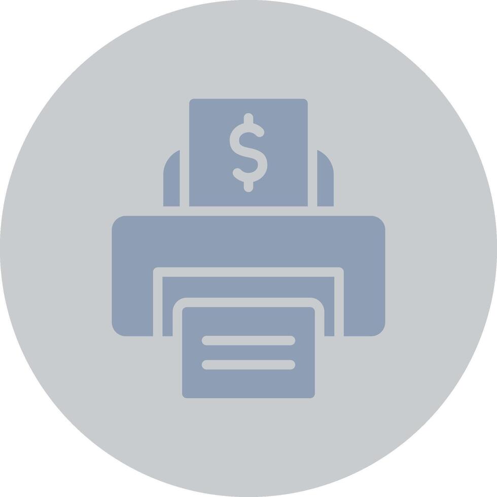 Printer Creative Icon Design vector
