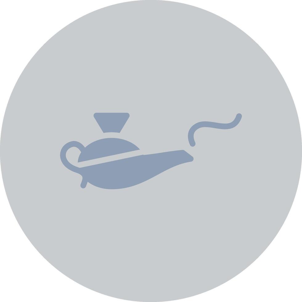 Magic Lamp Creative Icon Design vector