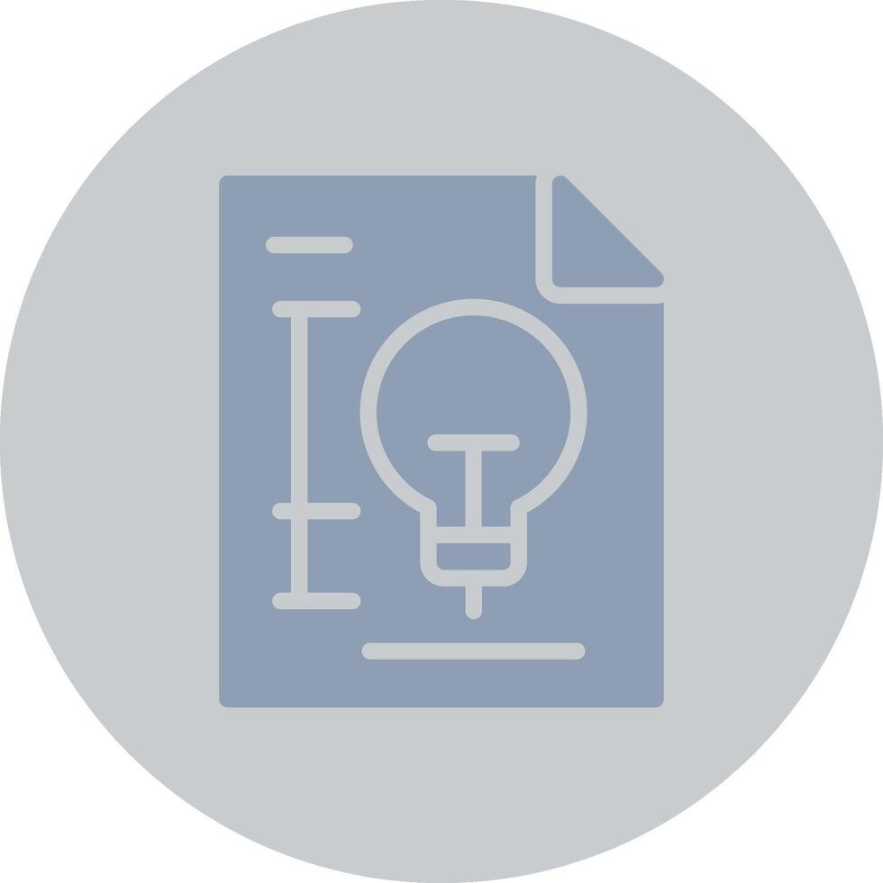 Patent Creative Icon Design vector