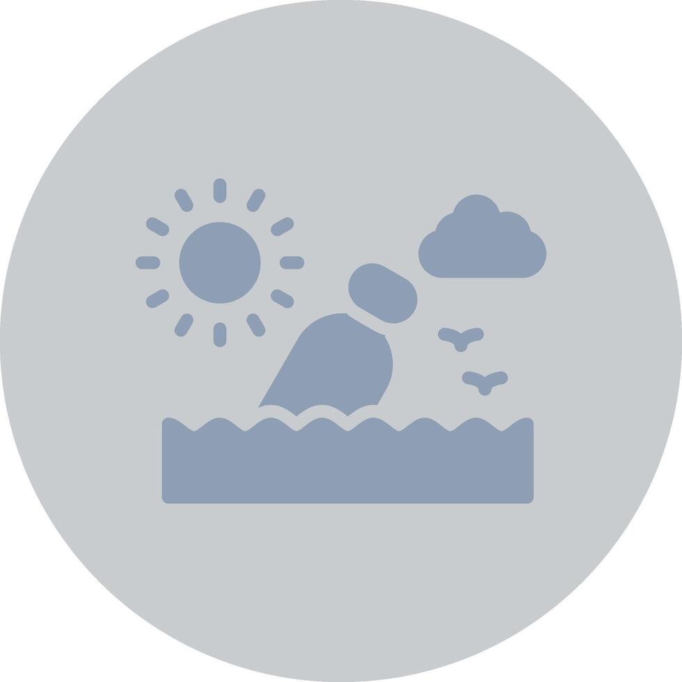 Message In A Bottle Creative Icon Design vector
