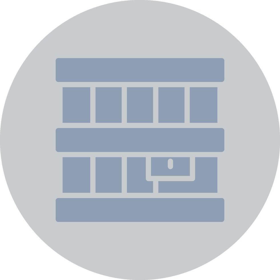 Jail Creative Icon Design vector