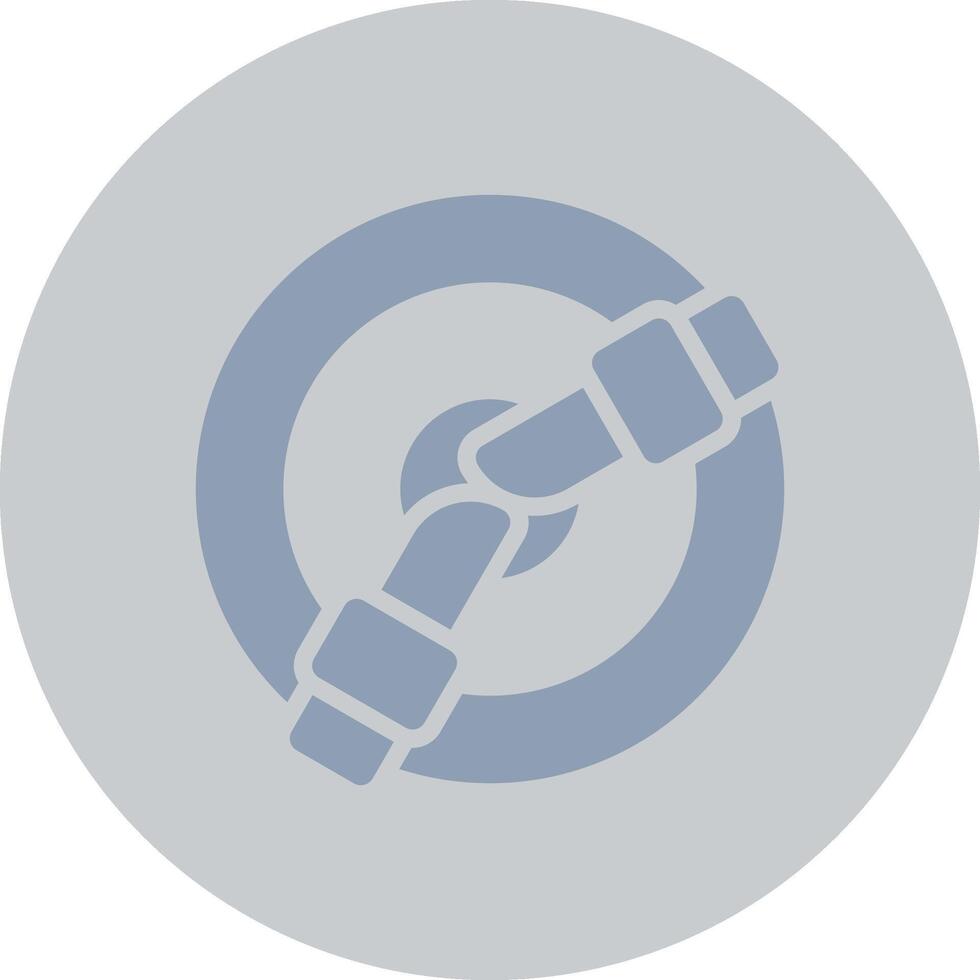 Knife Throw Creative Icon Design vector