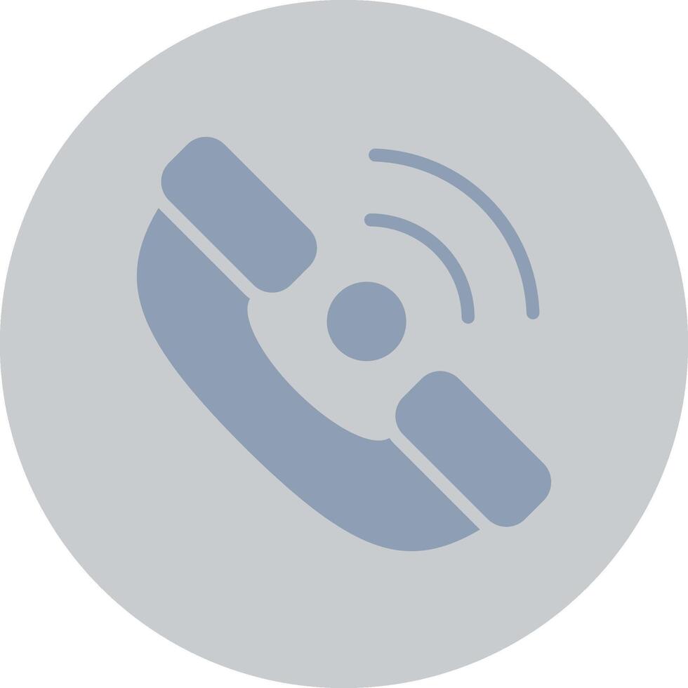 Phone Receiver Creative Icon Design vector