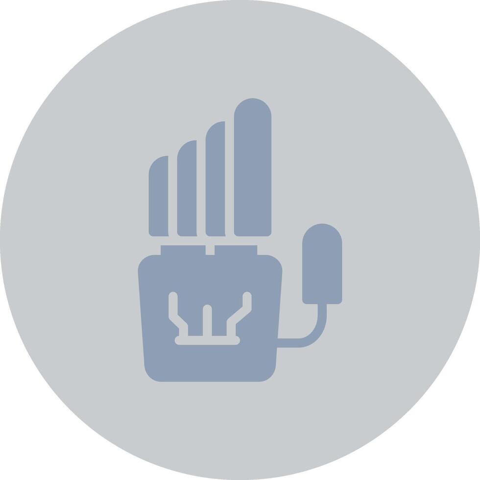 Robot Hand Creative Icon Design vector