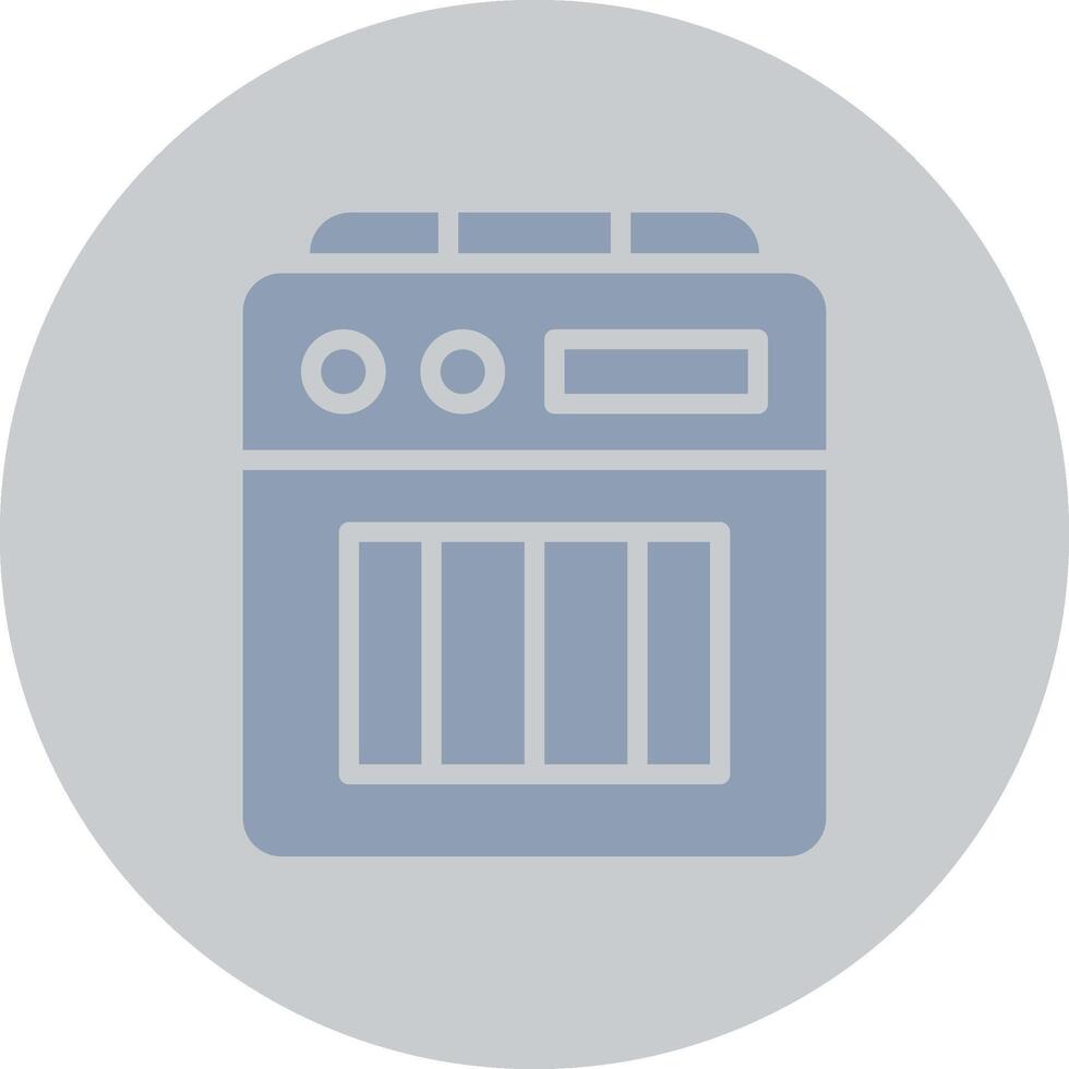 Amplifier Box Creative Icon Design vector