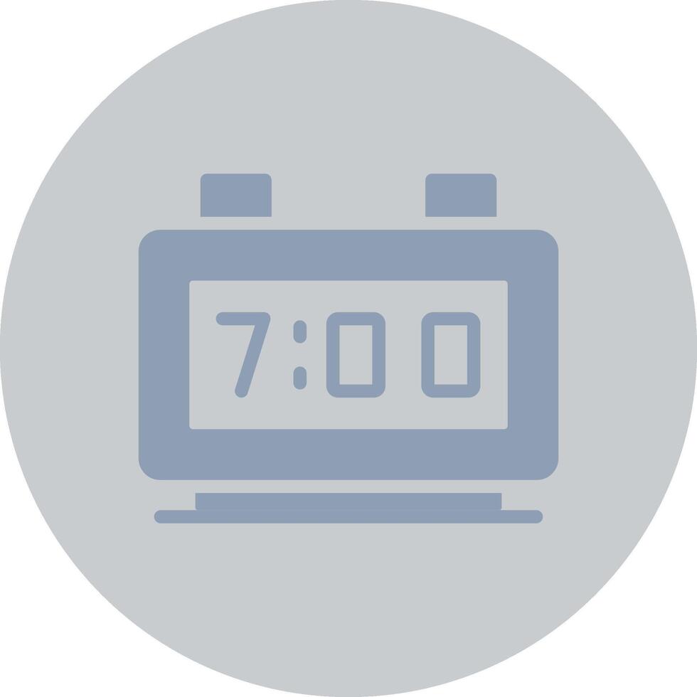 Digital Clock Creative Icon Design vector