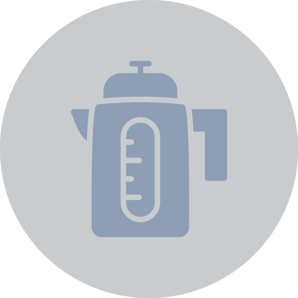 Electric Kettle Creative Icon Design vector