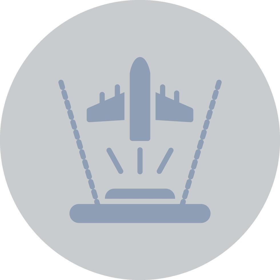 Ar Flight Training Creative Icon Design vector
