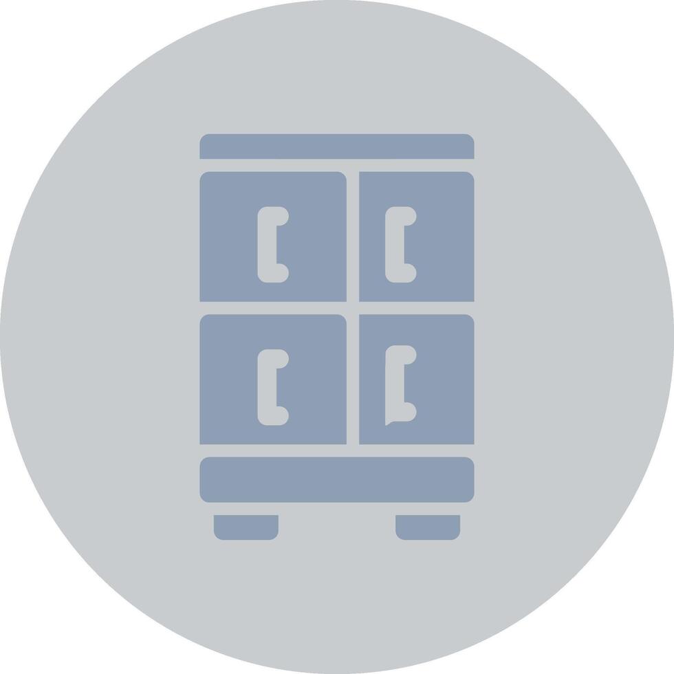 Office Locker Creative Icon Design vector