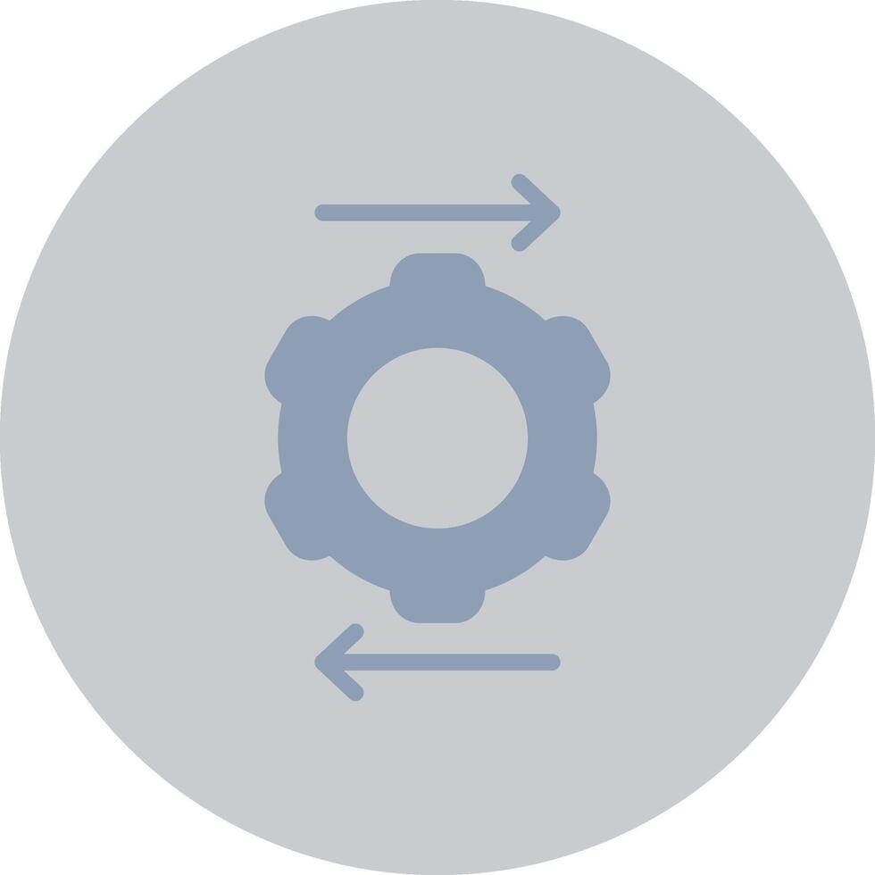 Machine to Machine Creative Icon Design vector