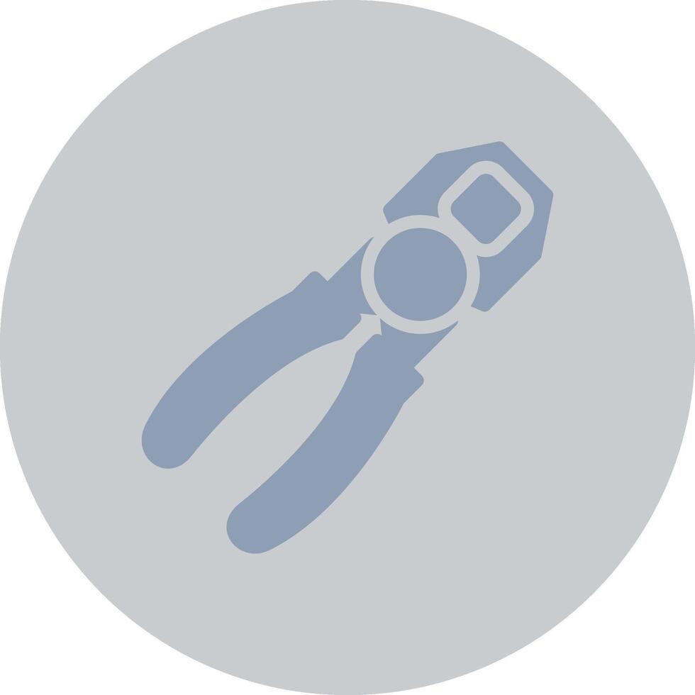 Joint Pliers Creative Icon Design vector