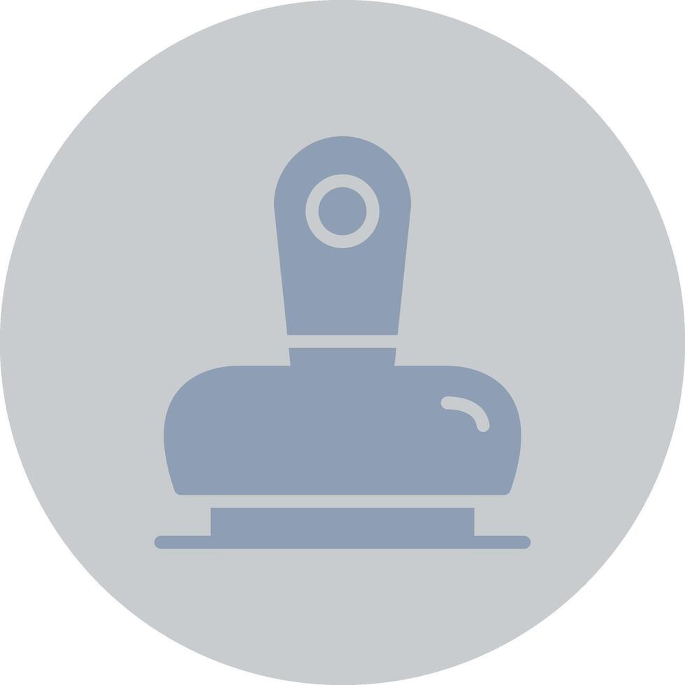 Rubber Stamp Creative Icon Design vector