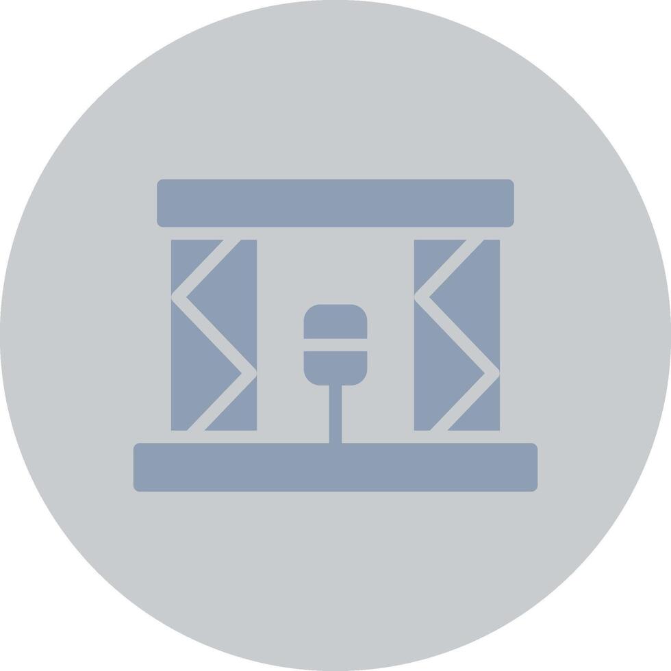 Stage Creative Icon Design vector