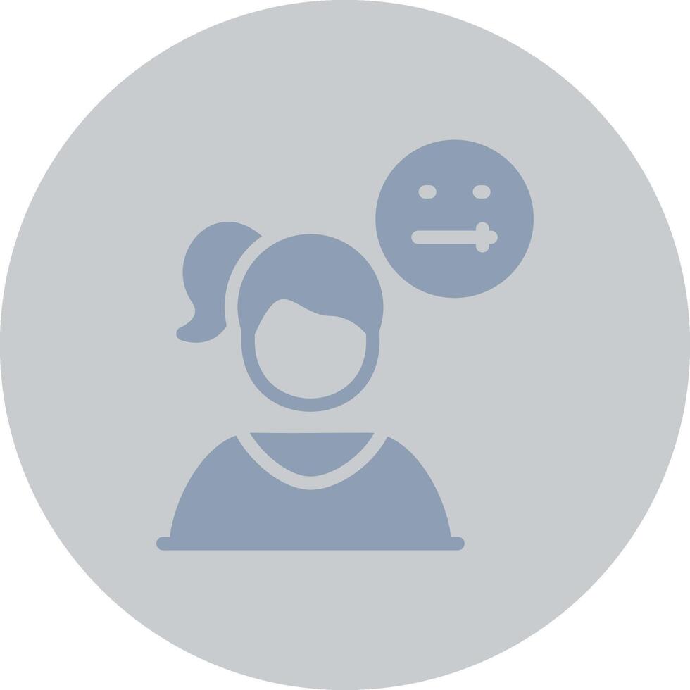 Concerned Creative Icon Design vector