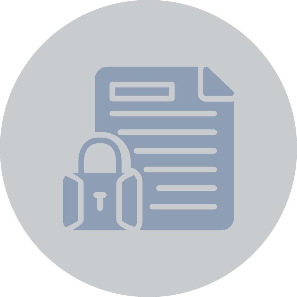 Confidential Project Creative Icon Design vector
