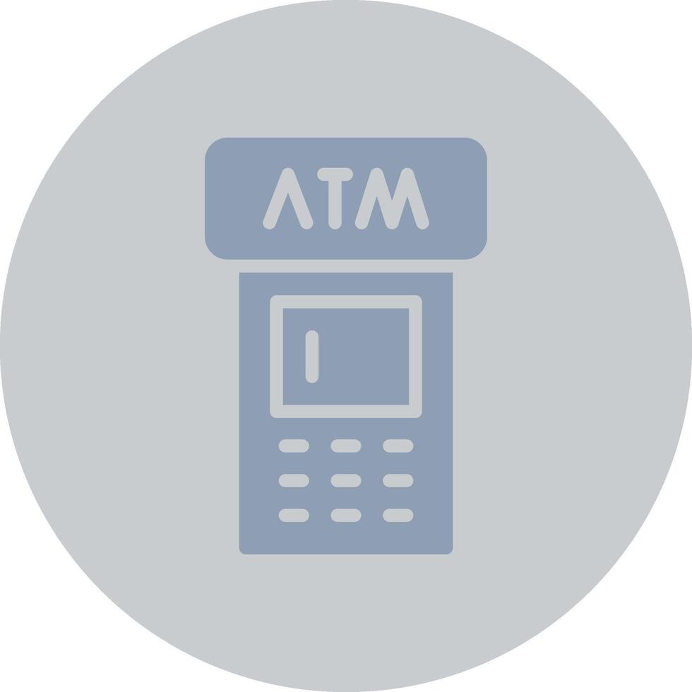 ATM Machine Creative Icon Design vector