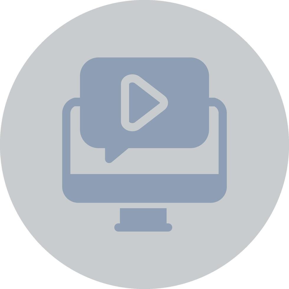 Video Tutorial Creative Icon Design vector