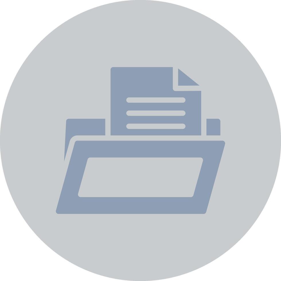Folder Creative Icon Design vector