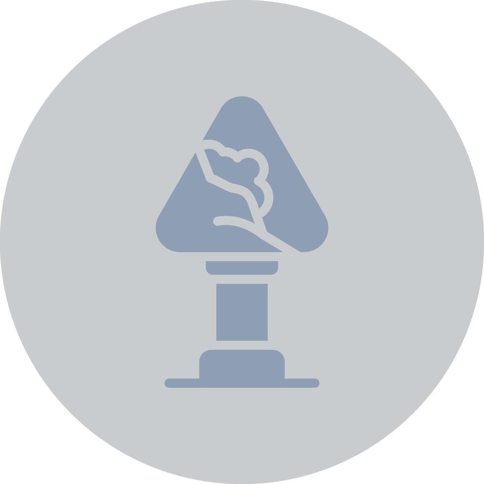 Avalanche Sign Creative Icon Design vector