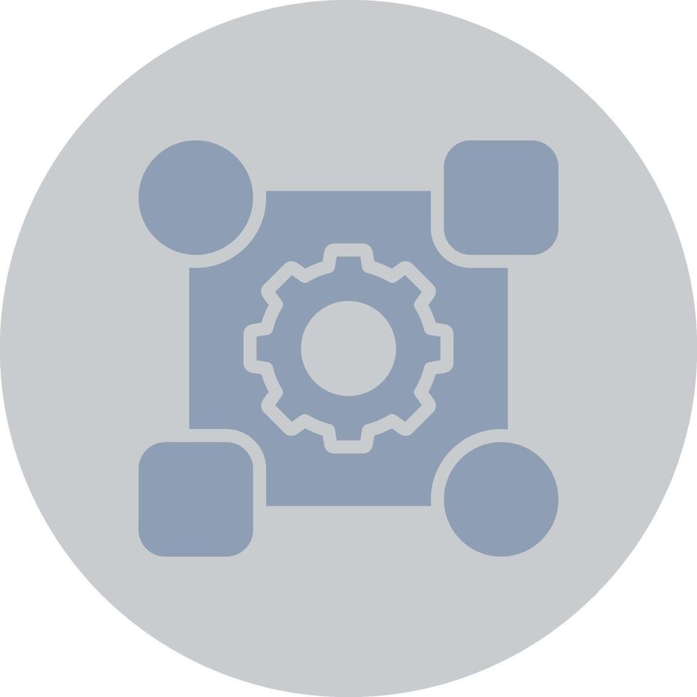 Pattern System Creative Icon Design vector