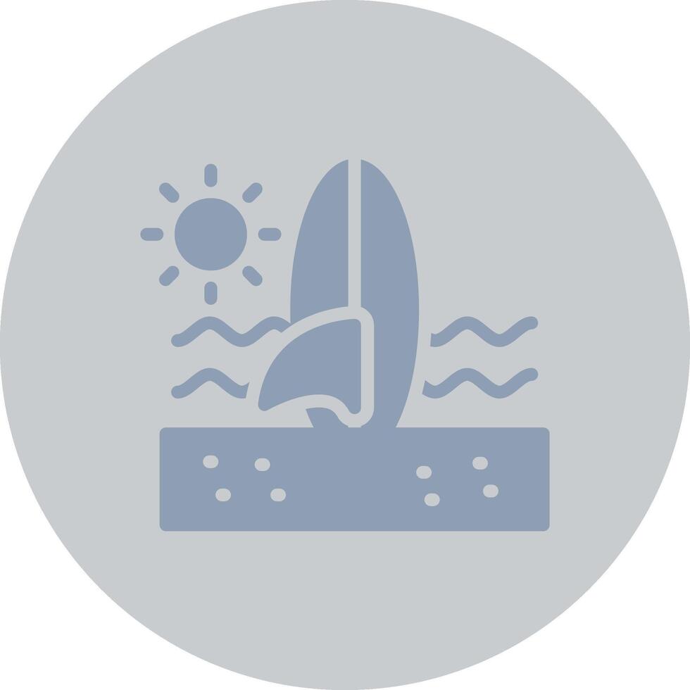 Surfboard Creative Icon Design vector