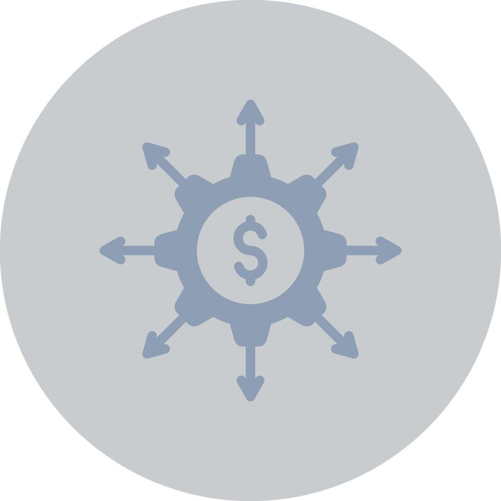 Crowdfunding Portal Creative Icon Design vector