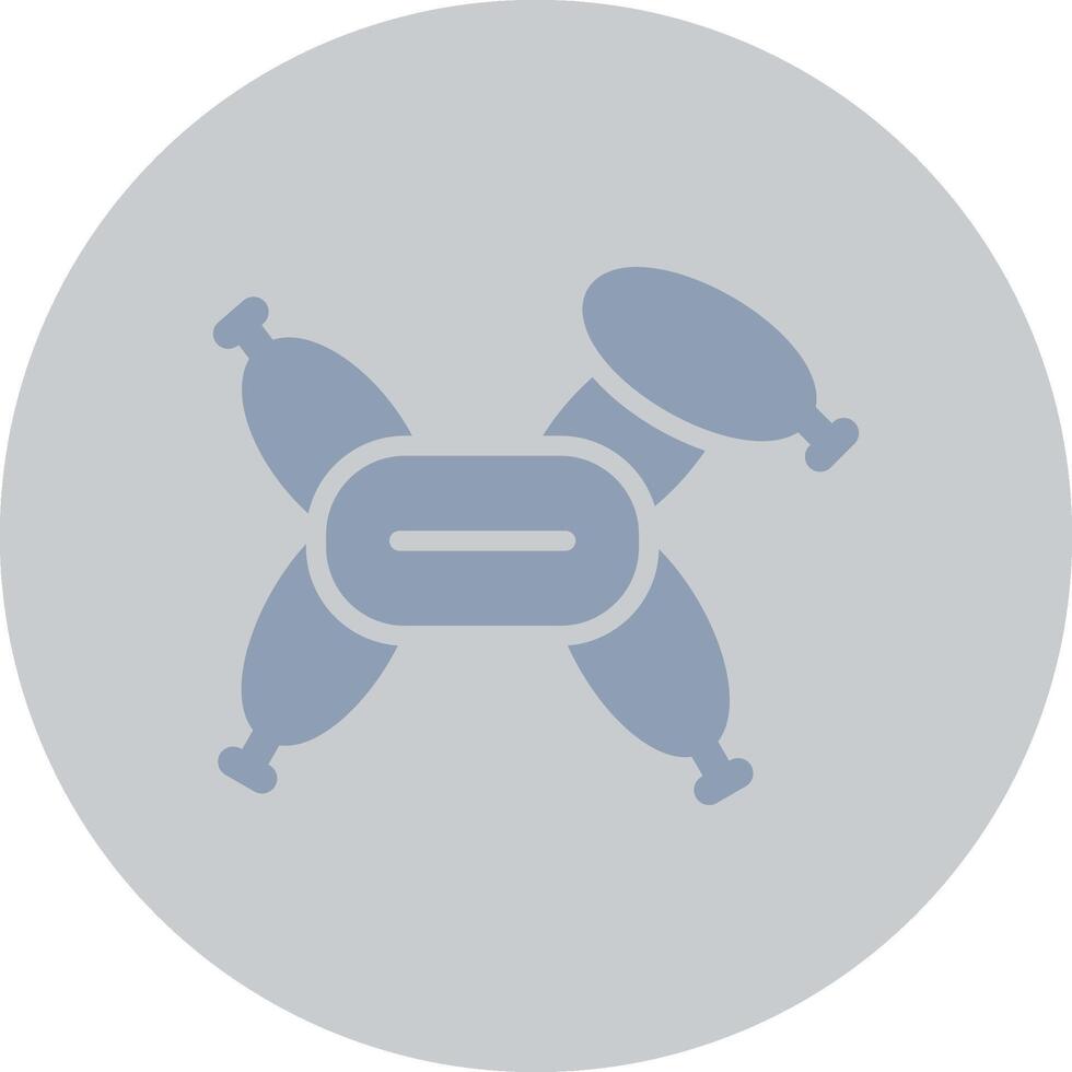Balloon Modelling Creative Icon Design vector