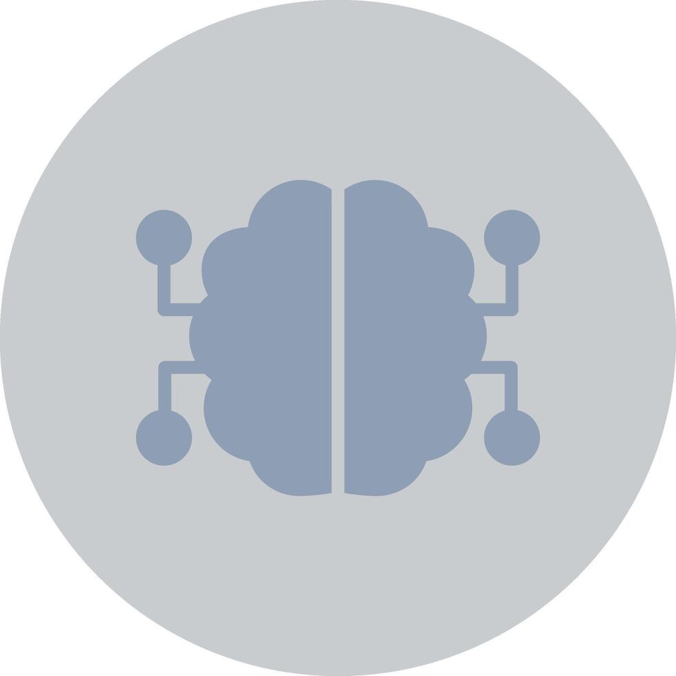 Neurons Circuit Creative Icon Design vector