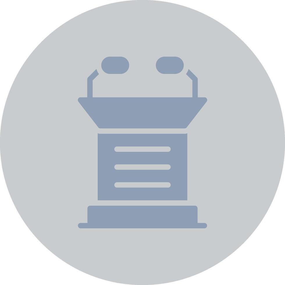 Lectern Creative Icon Design vector