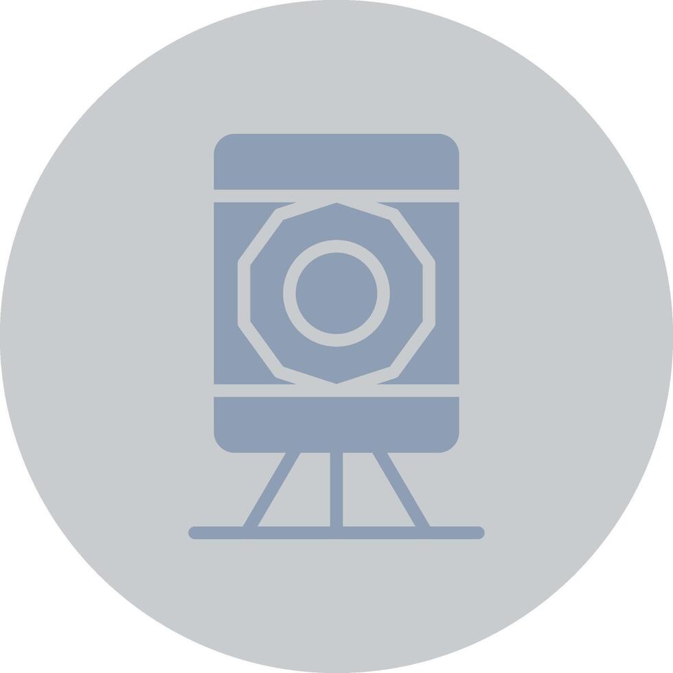 Theodolite Creative Icon Design vector