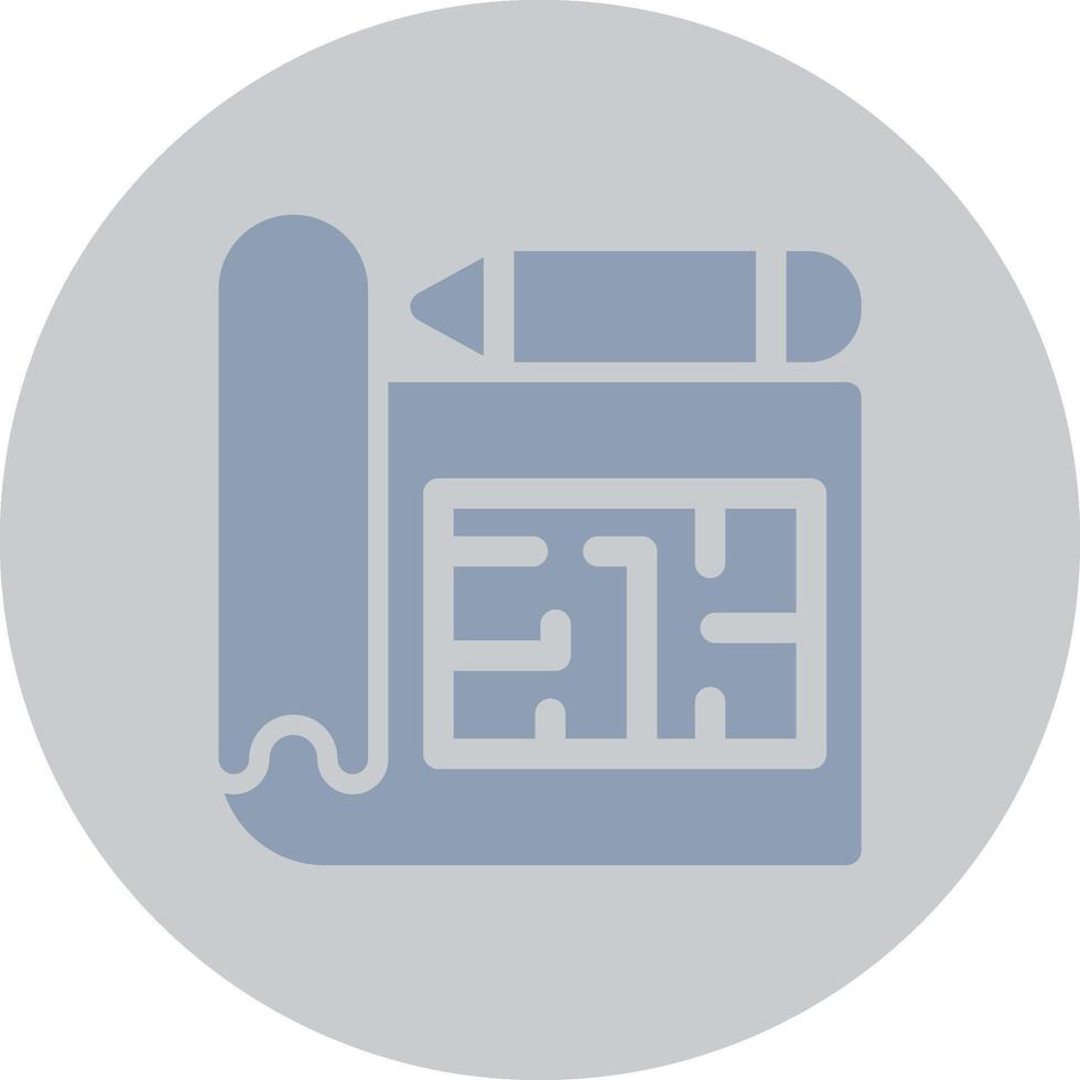 Blueprint Creative Icon Design vector