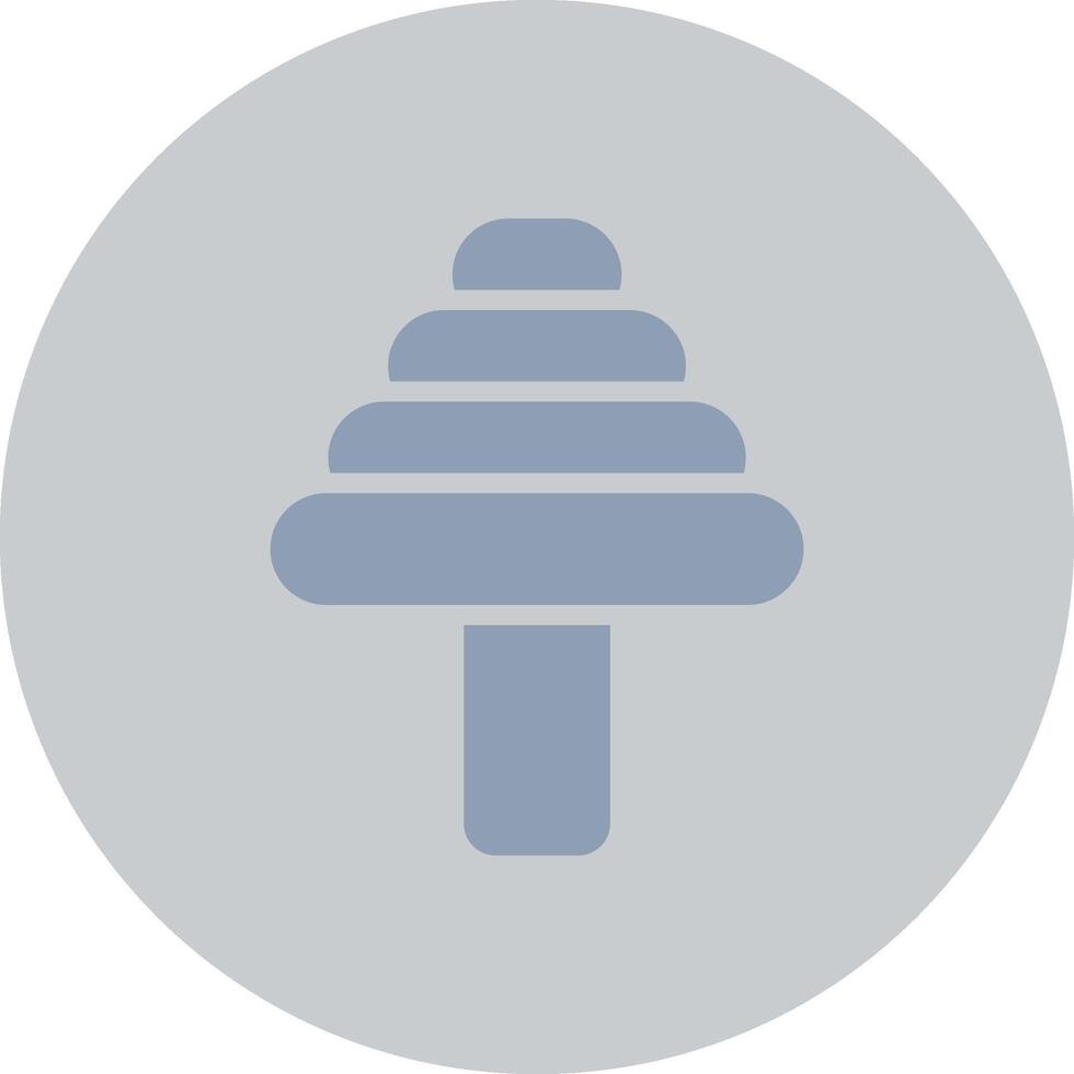 Edge Step Drill Creative Icon Design vector