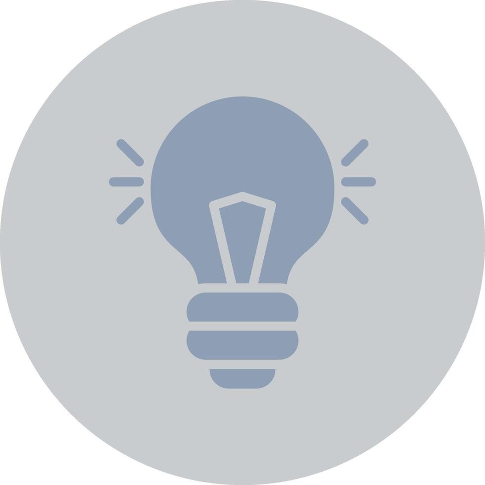 Light Bulb Creative Icon Design vector