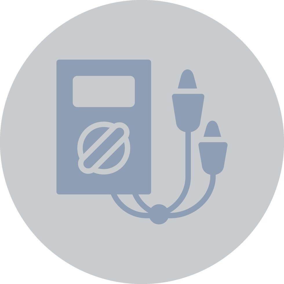 Electric Tester Creative Icon Design vector