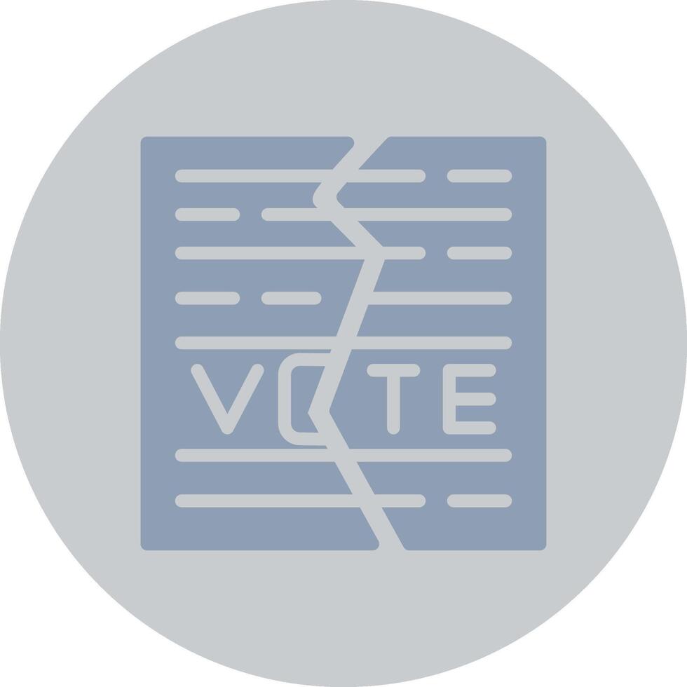 Ballot Creative Icon Design vector