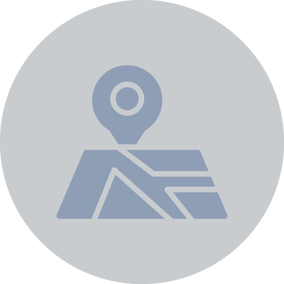 Map Creative Icon Design vector