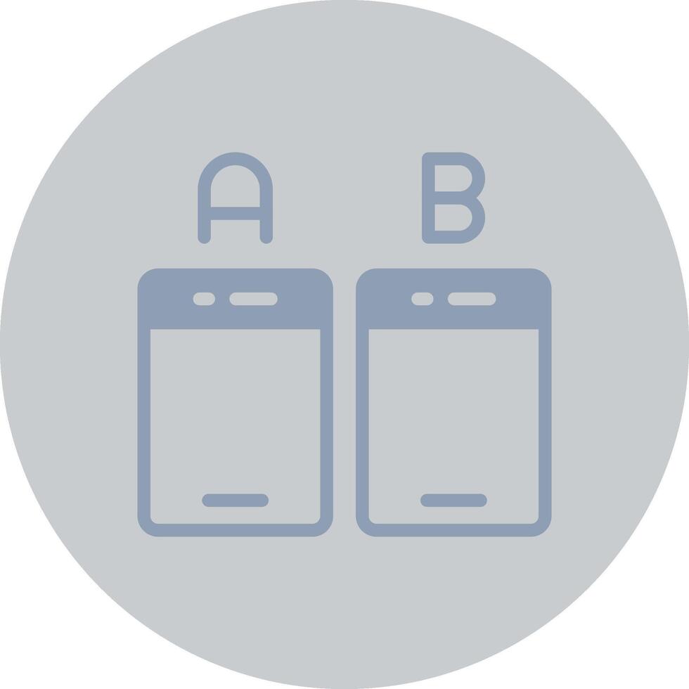 Ab Testing Creative Icon Design vector