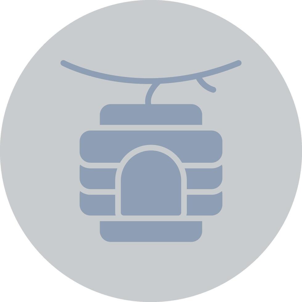 Bee Hive Creative Icon Design vector