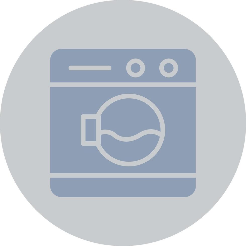 Washing Machine Creative Icon Design vector