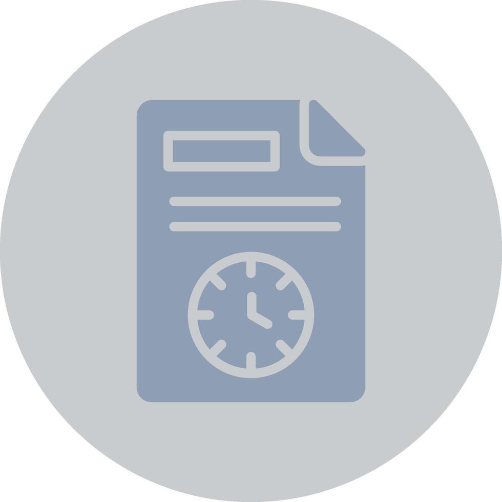Schedule Creative Icon Design vector
