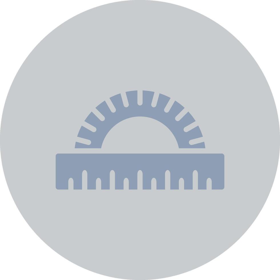 Protractor Creative Icon Design vector