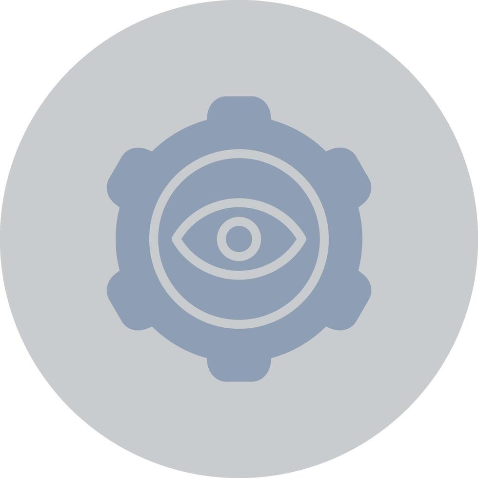 Eye Setting Creative Icon Design vector