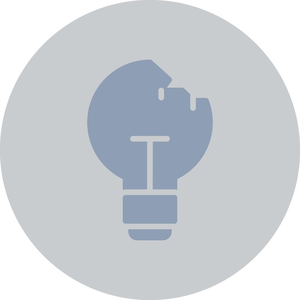 Light Bulb Creative Icon Design vector